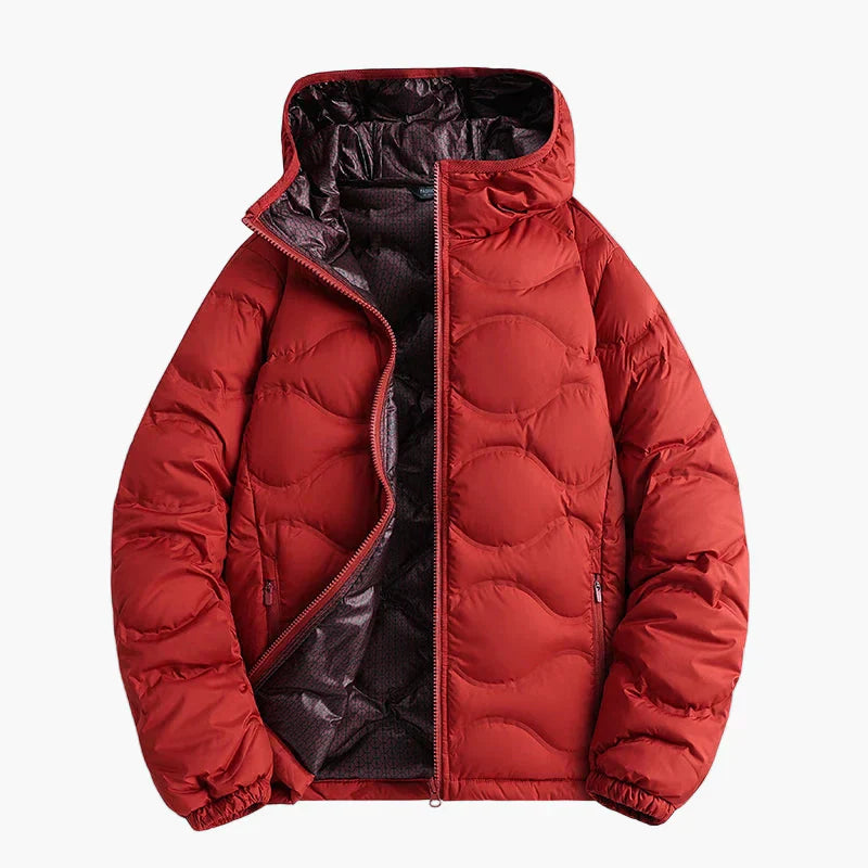 Warm Quilted Jacket with Hood - Outdoor Winter Jacket