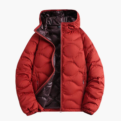 Warm Quilted Jacket with Hood - Outdoor Winter Jacket
