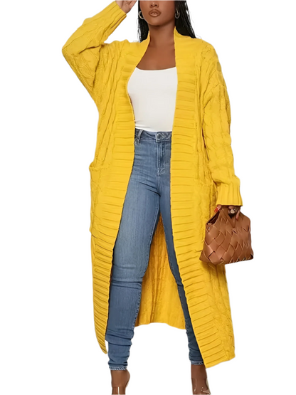 Elegant Women's Long Embroidered Jacket