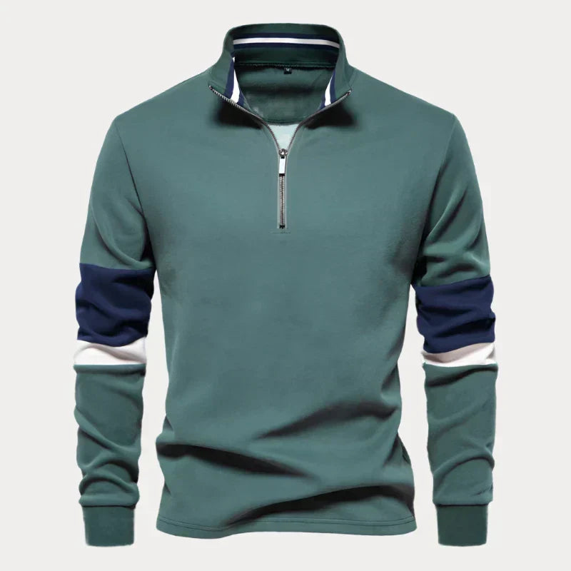 Men's Sweater Modern Striped Design