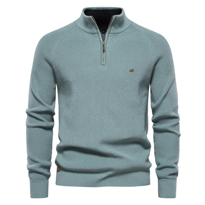 Pullover Mit Halbzipper Modern Design