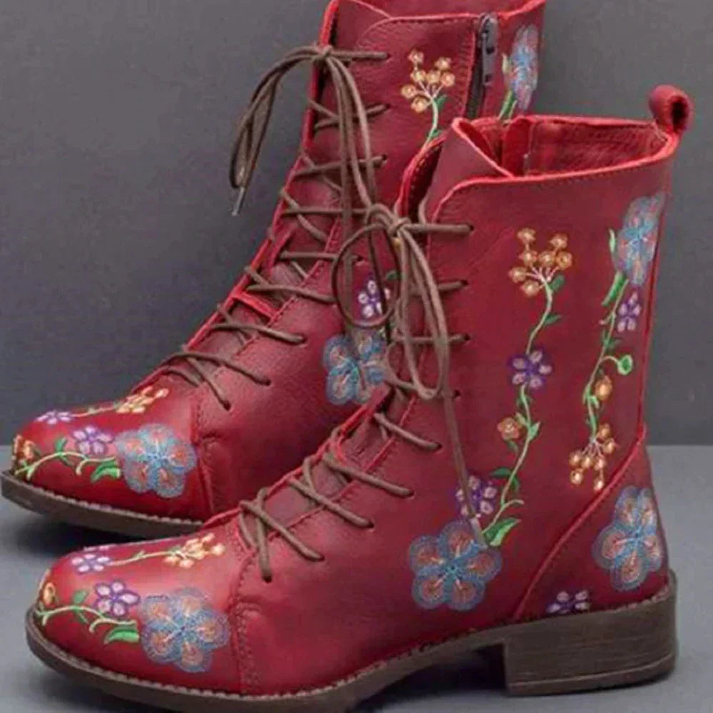 Retro Boots Ethnic Chic Design