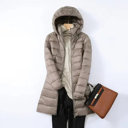 Lightweight Puffer Jacket for Women Warm Quilted Winter Coat