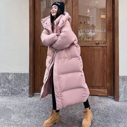 Women's Plus Size Hooded Puffer Jacket