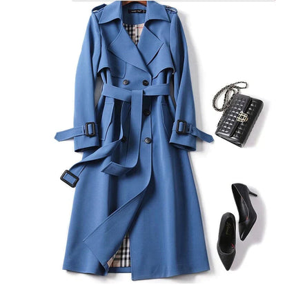 Clara - Chic Trench Coat Spring Modern Women's Jacket