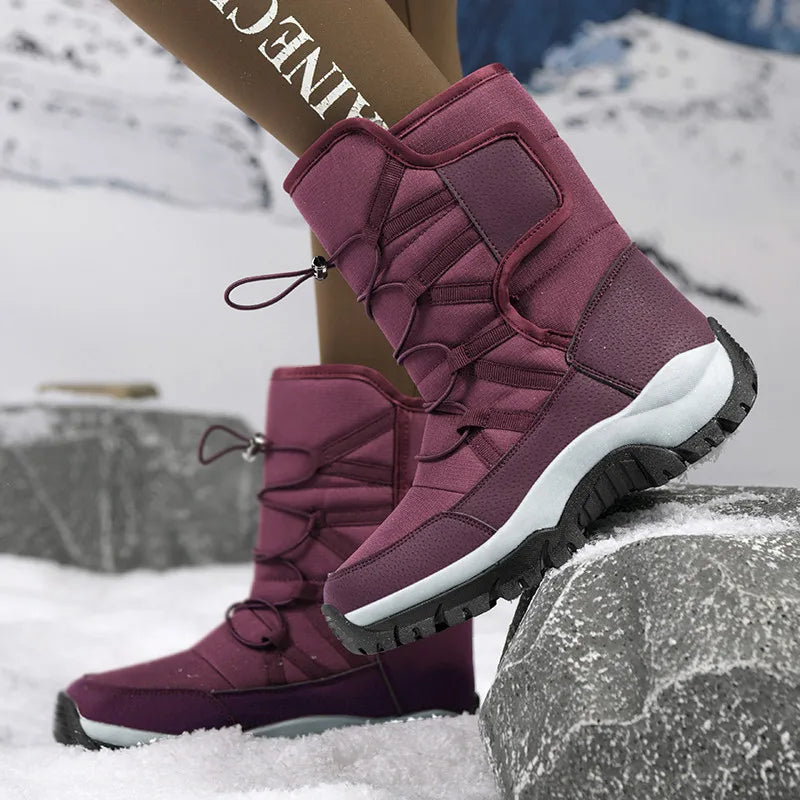 Waterproof Insulated Calf-High Durable Boots
