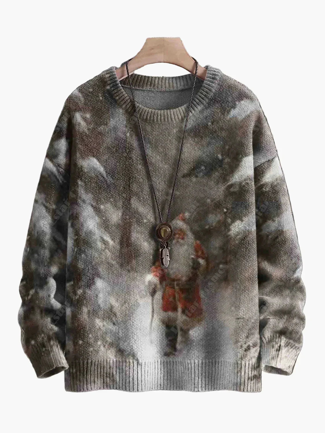 Christmas Sweater Festive 3D Embroidery