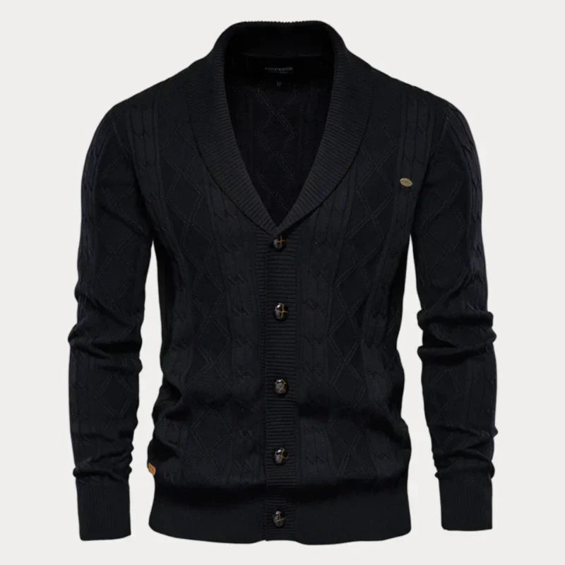 Herren Strickjacke Warm Bequem Knöpfe