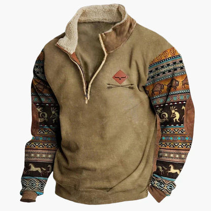 Stylish Western Sweater Vintage Look