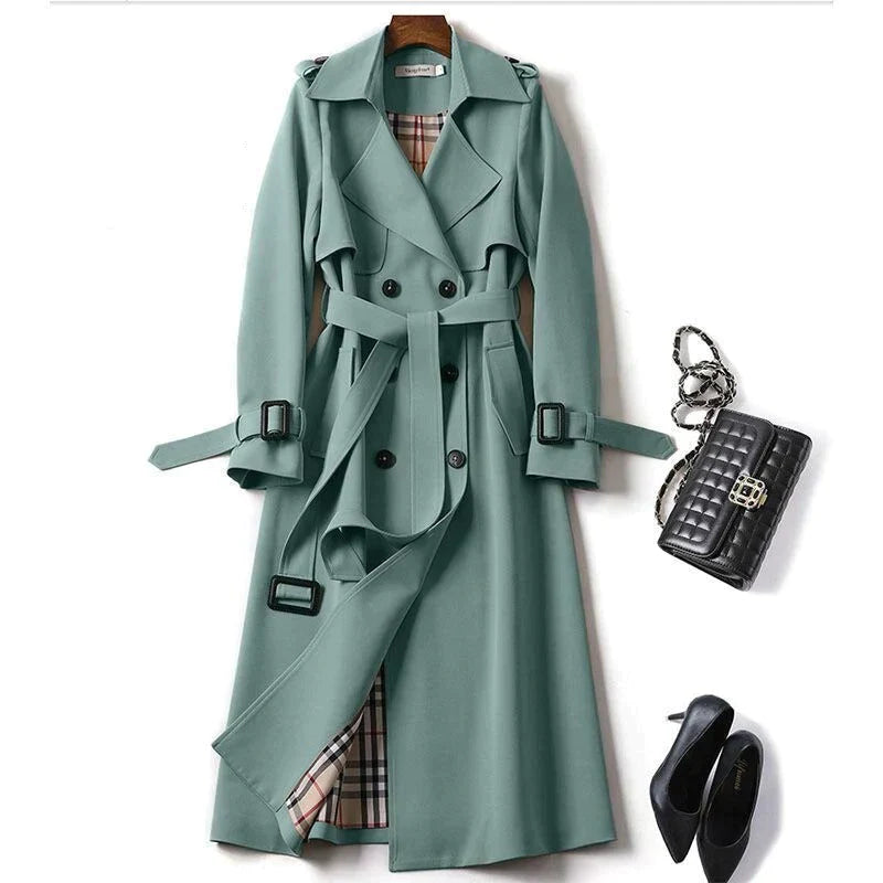 Clara - Chic Trench Coat Spring Modern Women's Jacket
