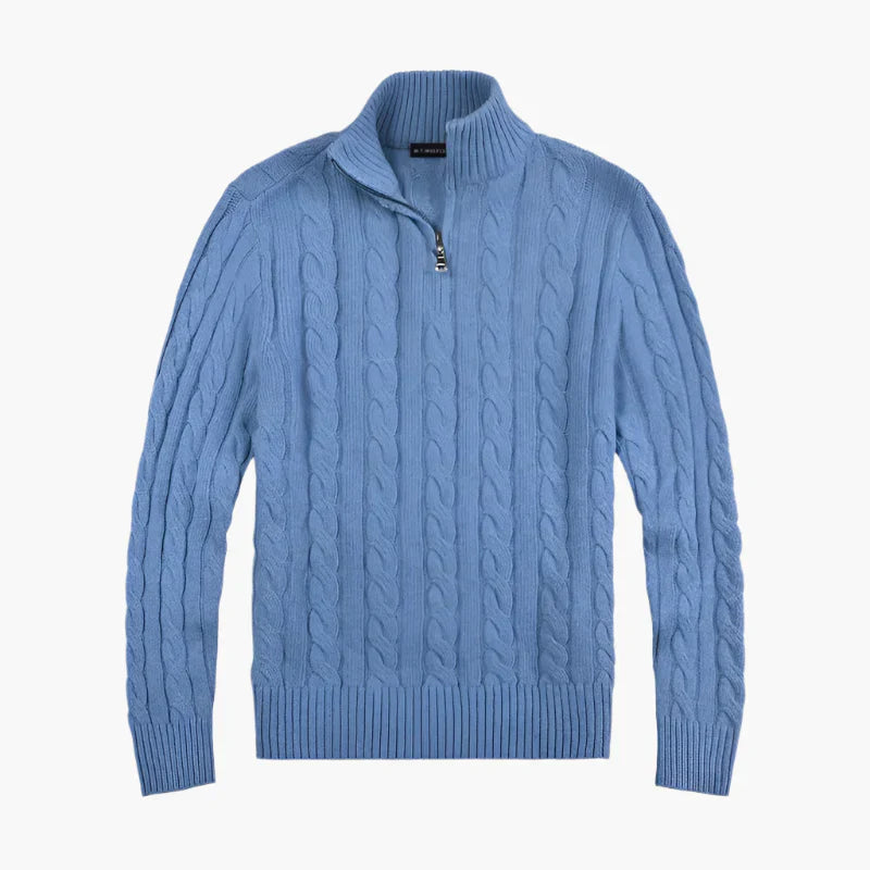 Elegant knitted sweater Cable knit Casual look