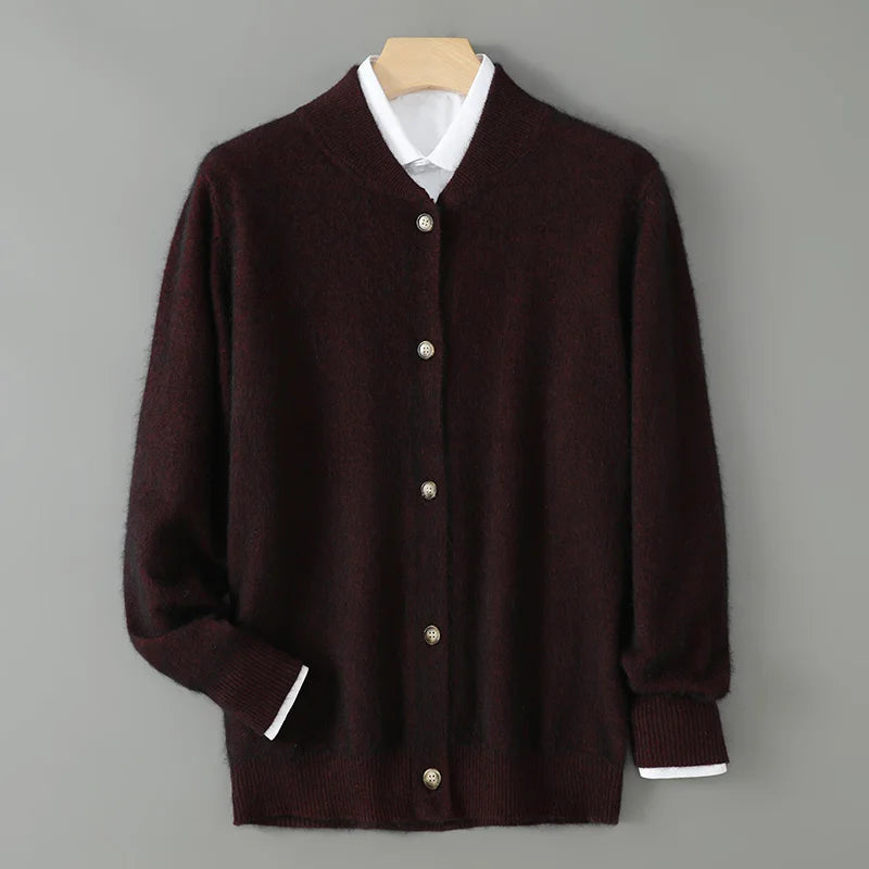 Women's Soft Cardigan with Front Buttons