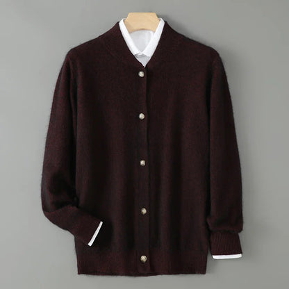 Women's Soft Cardigan with Front Buttons