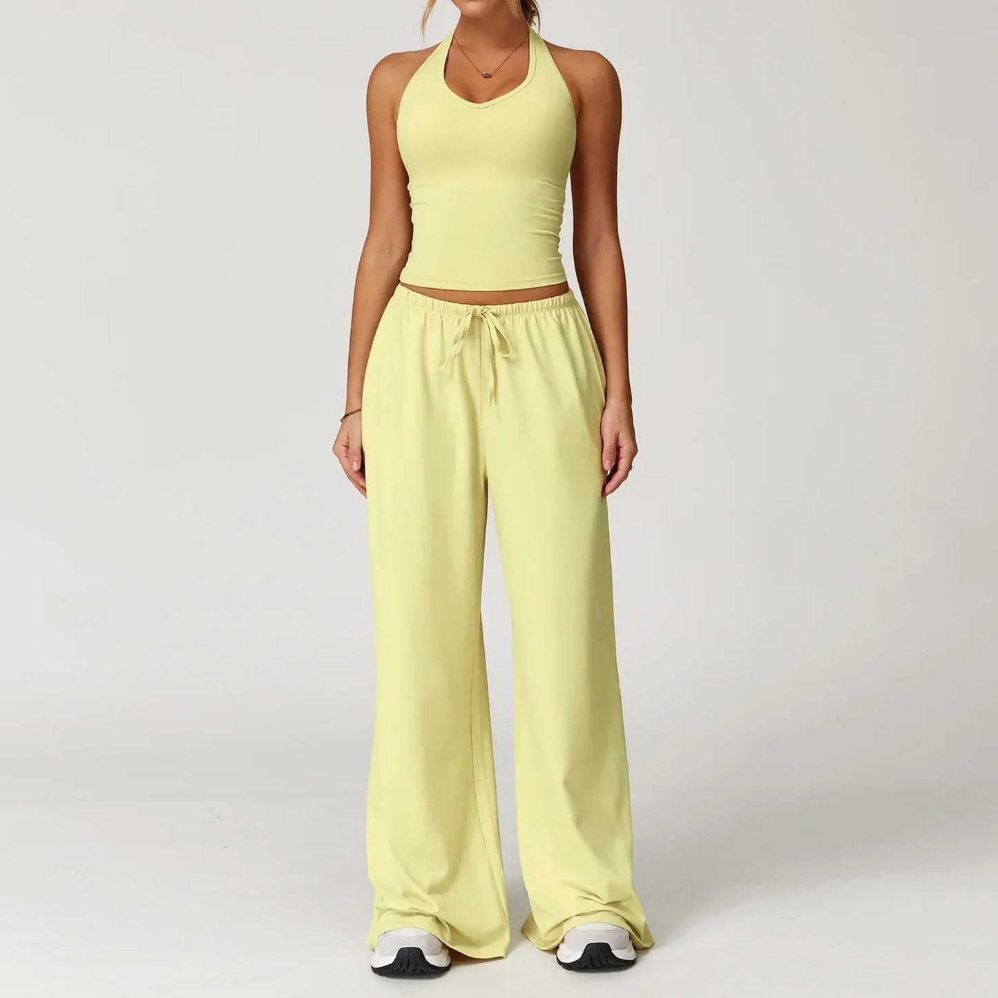 Women's Lounge Set Crop Top Comfort
