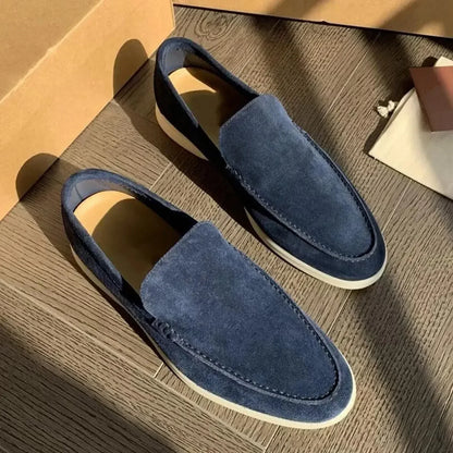 Herren Halbschuhe Klassik Eleganz Schnürsenkellos - IdealeKleiden