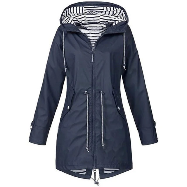 Women's Waterproof Rain Jacket Outdoor Parka