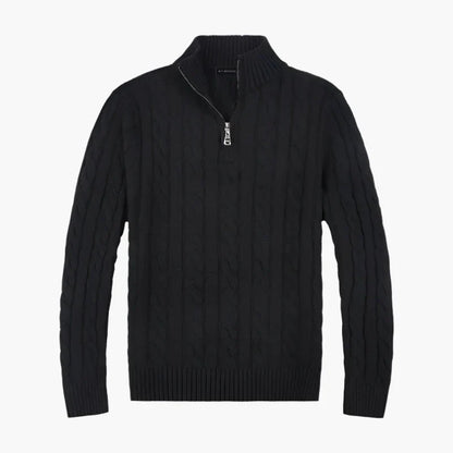 Elegant knitted sweater Cable knit Casual look