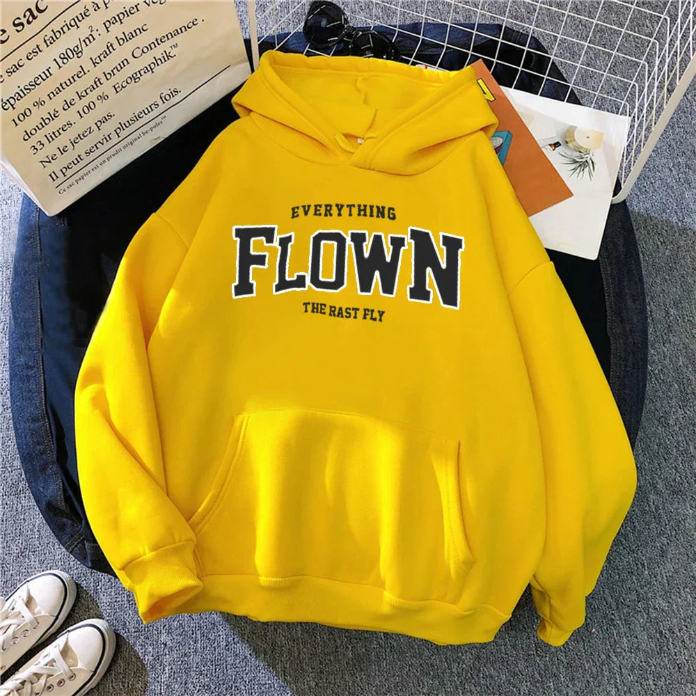 Women's Trendy Printed Hooded Jacket