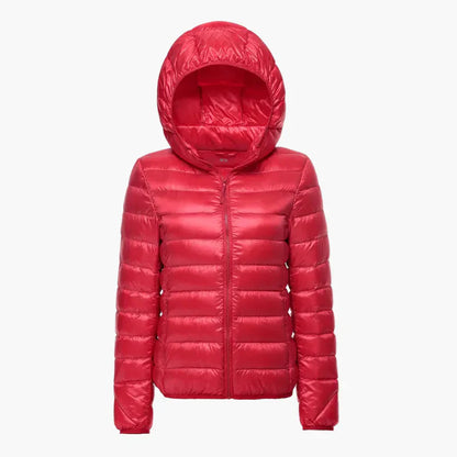 Practical quilted jacket hood lightweight