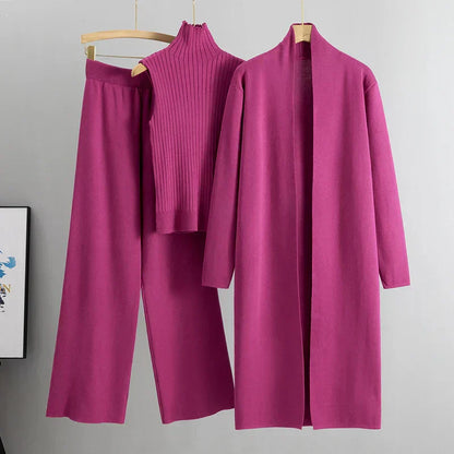 Women's 3-Piece Trouser Set - Comfortable and Elegant
