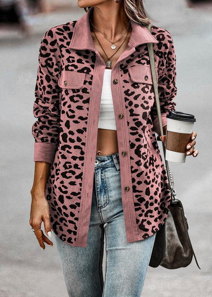 Fashionable Leopard Jacket Trendy Design