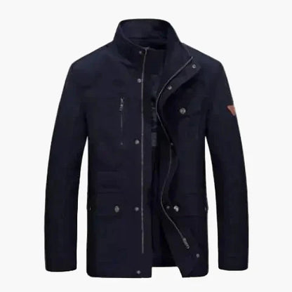 Practical outdoor jacket Stand-up collar Multiple pockets