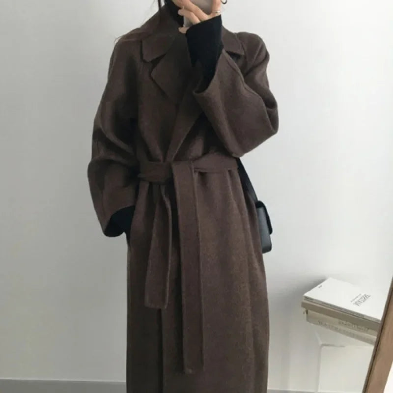 Women's Winter Coat with Defined Waist