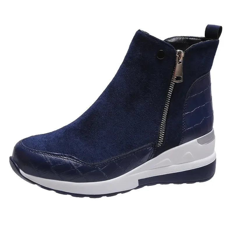 Warm Winter Wedge Snow Boots for Women
