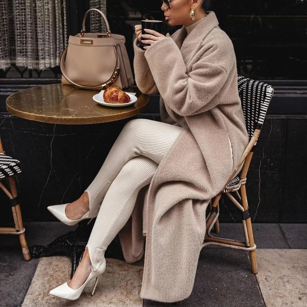Damen Winterjacke Warm Plüsch Parka - IdealeKleiden