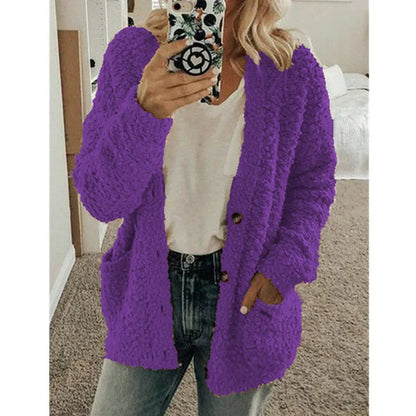 Women's Scarf Fleece Vest Warm