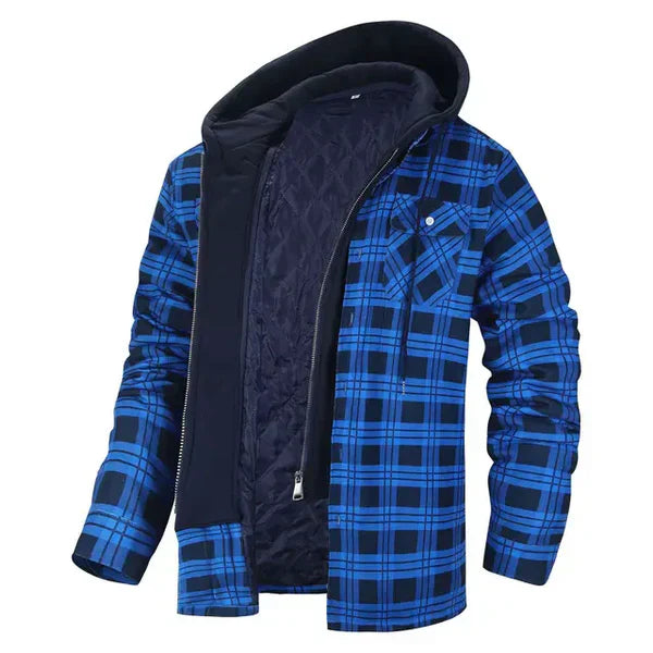 Soft Plaid Shirt Jacket Casual Style
