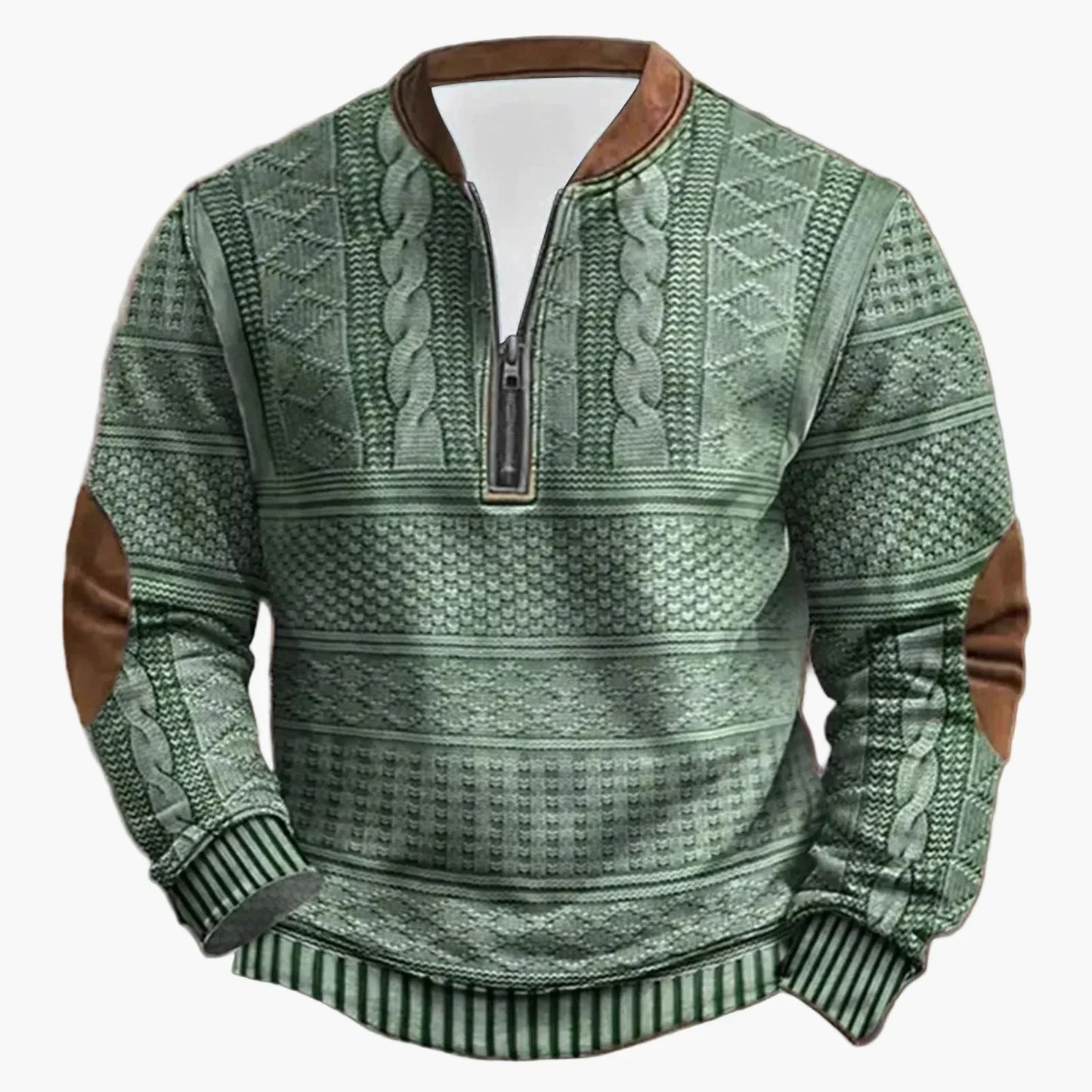 Comfortable Outdoor Pullover Stand-up Collar Zip