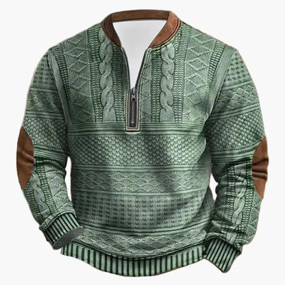 Comfortable Outdoor Pullover Stand-up Collar Zip