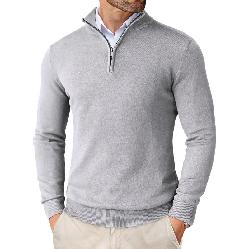 Men's Pullover Modern Front Zip