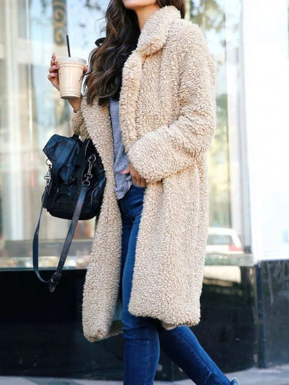Luxurious Women's Faux Fur Jacket Modern Design