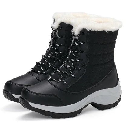 Women's Winter Warm Fleece Ankle Boots