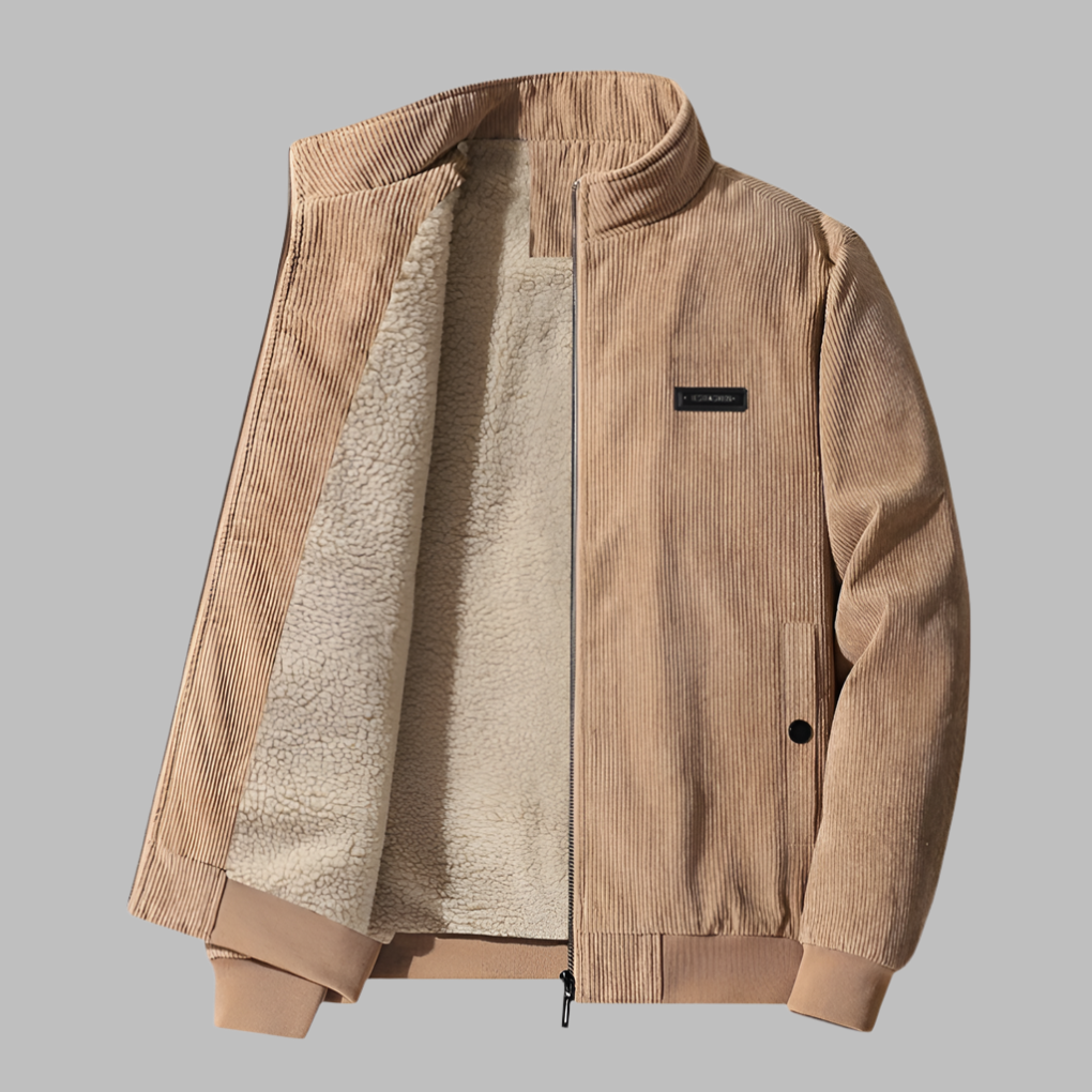 Men's Winter Jacket Corduroy Warmth