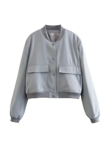 Stylish women's jacket casual look