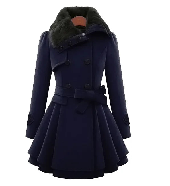 Women's Trench Coat Slim Fit Elegant