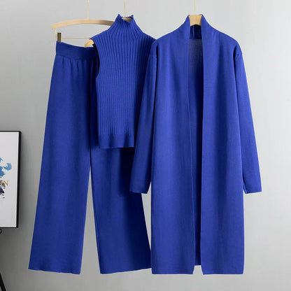Women's 3-Piece Trouser Set - Comfortable and Elegant