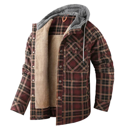 Checked Shirt Dress Warm Winter
