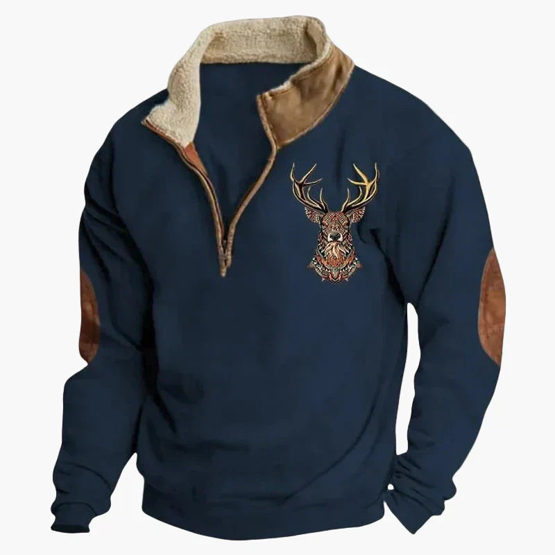 Stylish Western Sweater Vintage Look