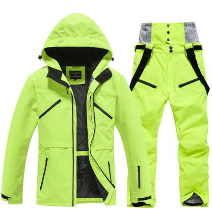 Unisex Two-Piece Warm Ski Suit
