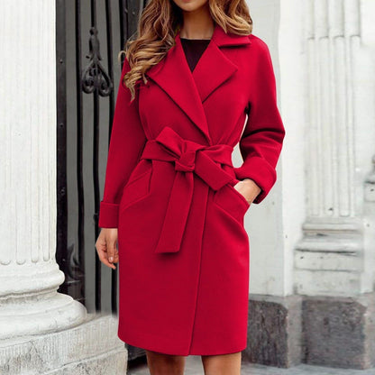Elegant Women's Dress Classic Knee-Length