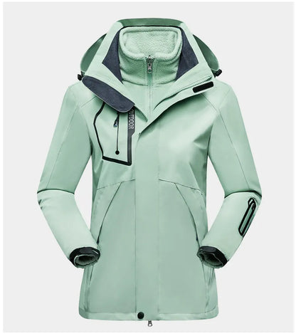 Practical Women's 3-in-1 Outdoor Protection Jacket