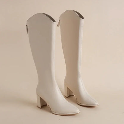 Stylish Women's Knee-High High Heel Boots