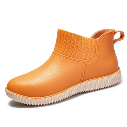 Wasserdichte Damenstiefel Rutschfest Strickoptik - IdealeKleiden