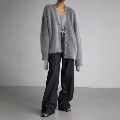 Luxus Cardigan Cashmere Weich - IdealeKleiden