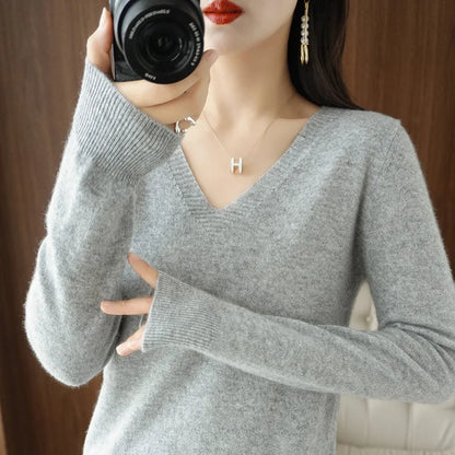 Comfortable V-Neck Sweater for Women