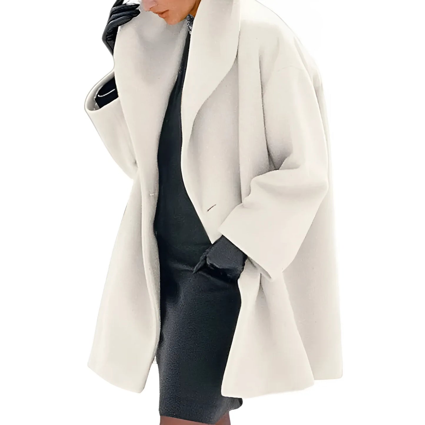 Women's Modern Textured Winter Coat